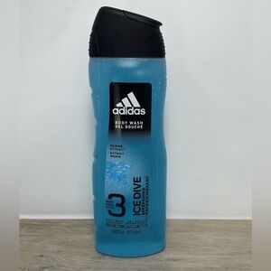 Adidas Ice Dive Body Hair Face Marine Extract Body Wash Shampoo 16 oz